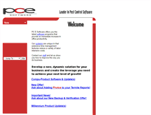 Tablet Screenshot of pcesoftware.com